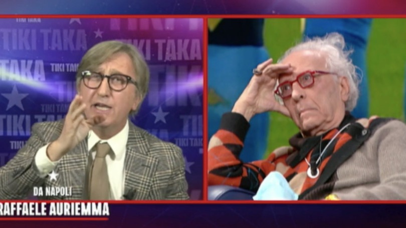 Mughini-Auriemma, lite furiosa in diretta tv per Maradona