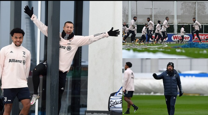 Verso Juve-Toro: la neve fa scatenare Bernardeschi