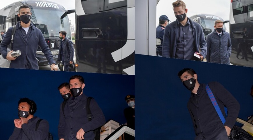 La Juve è sbarcata a Barcellona: le foto del viaggio
