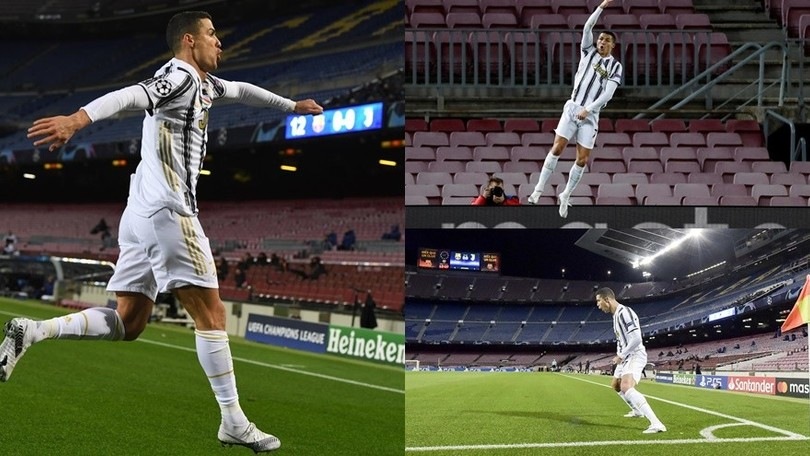 Ronaldo stravince il duello con Messi: la Juve strappa al Barcellona il 1° posto