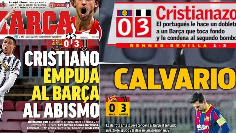 "Cristiano spinge il Barça nell'abisso", la stampa estera esalta CR7