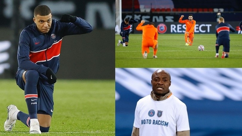 Psg e Basaksehir contro il razzismo: in ginocchio a centrocampo