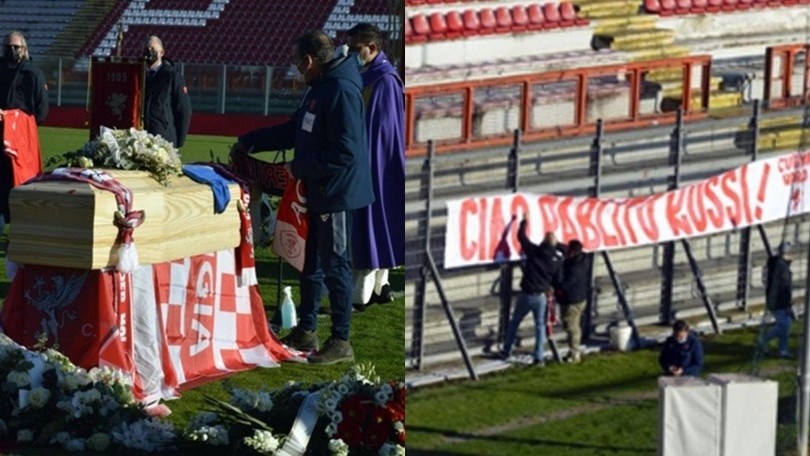 Paolo Rossi, lacrime e commozione per l'ultimo saluto al Curi