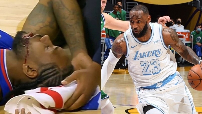 Nba, che paura per Kawhi Leonard! LeBron James trascina i Lakers