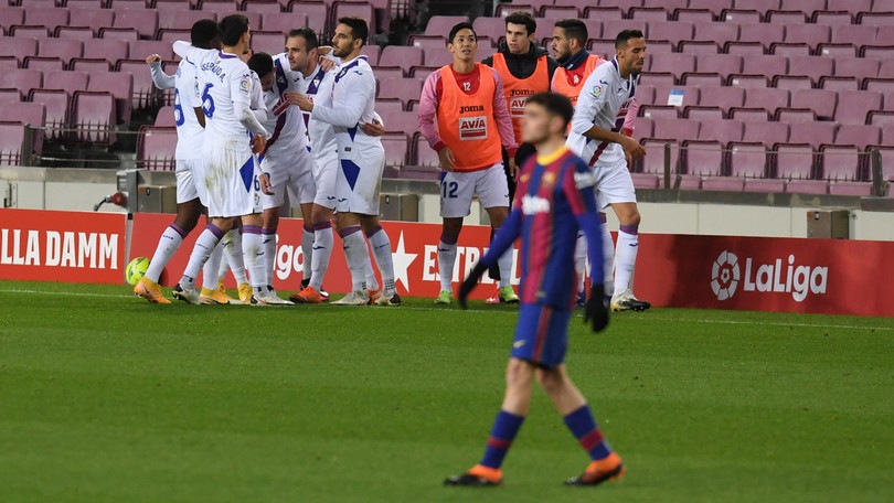 Liga, altro passo falso del Barcellona: senza Messi, 1-1 con l'Eibar