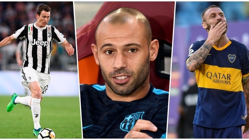 Da De Rossi a Lichtsteiner e Mascherano: i big che hanno lasciato il calcio nel 2020