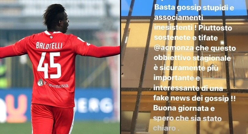 Balotelli si sfoga su Instagram: "Il mio obiettivo è il Monza"