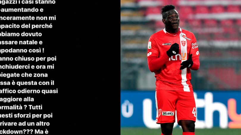 Balotelli sul Coronavirus: "Stanno degradando l'Italia"