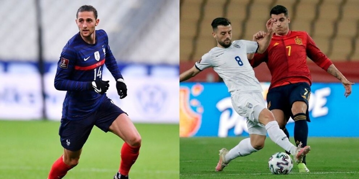 Rabiot illumina la Francia, Morata ok con la Spagna. Crollo Germania