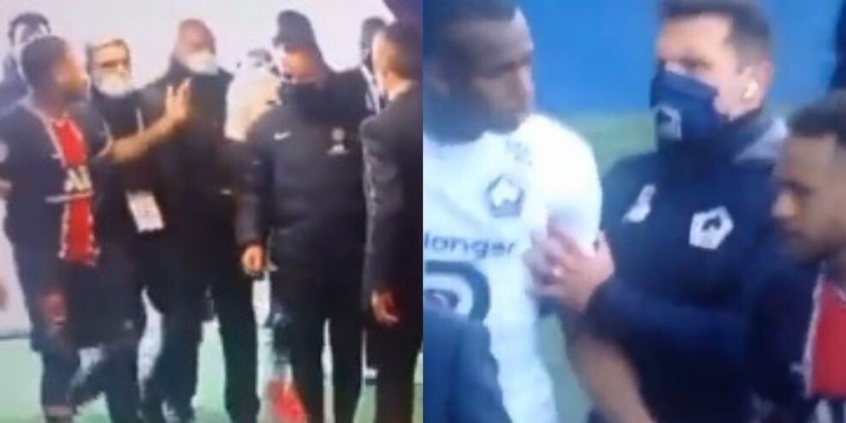 Neymar-Djalo: che lite nel tunnel dopo l'espulsione in Psg-Lilla!