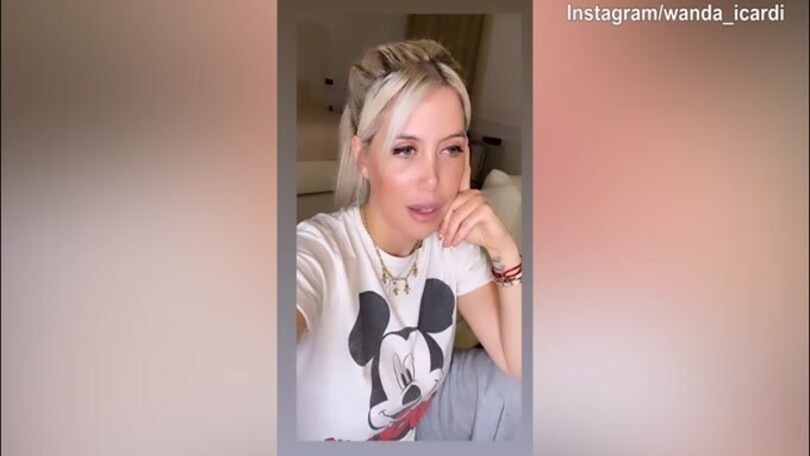 La commozione e l'accorato appello di Wanda Nara