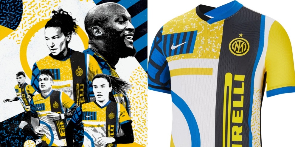 Inter, presentata la quarta maglia speciale: c'è il nuovo logo