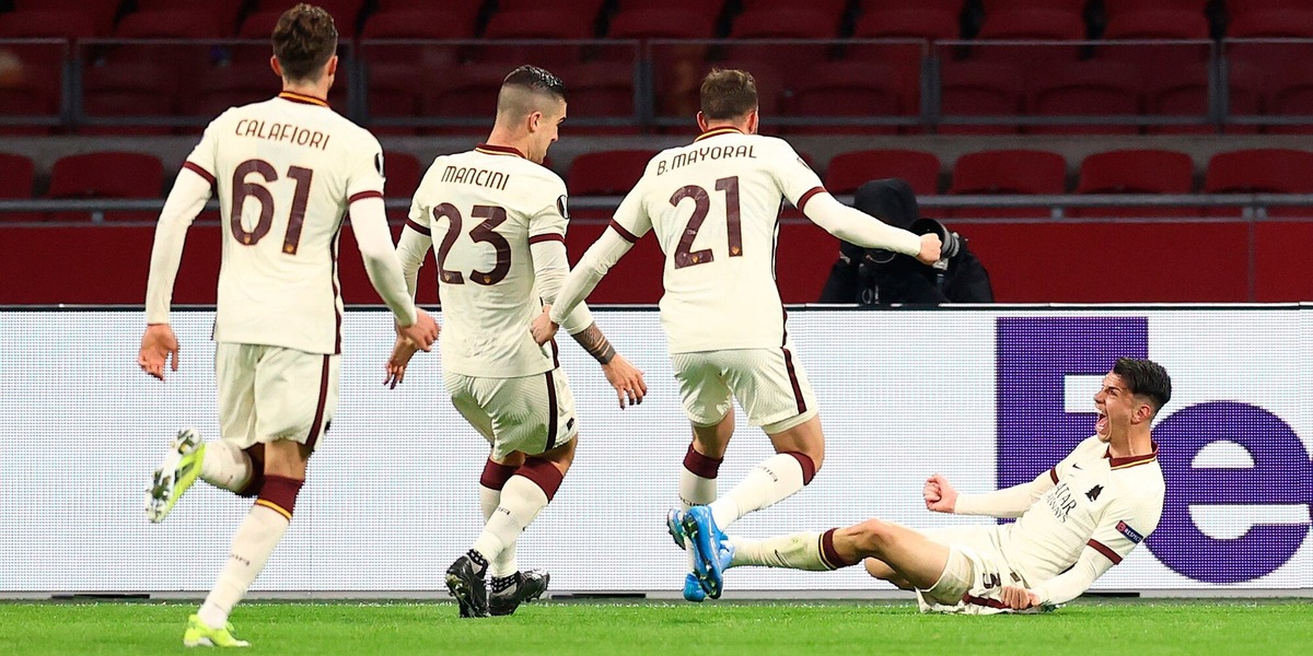 Ajax-Roma 1-2: Pellegrini e Ibanez firmano la rimonta di Fonseca