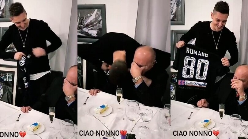 Lutto per Gollini, il ricordo del nonno è commovente
