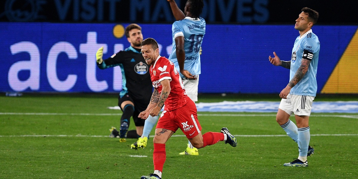 Gomez show: gol decisivo nella rimonta del Siviglia sul Celta