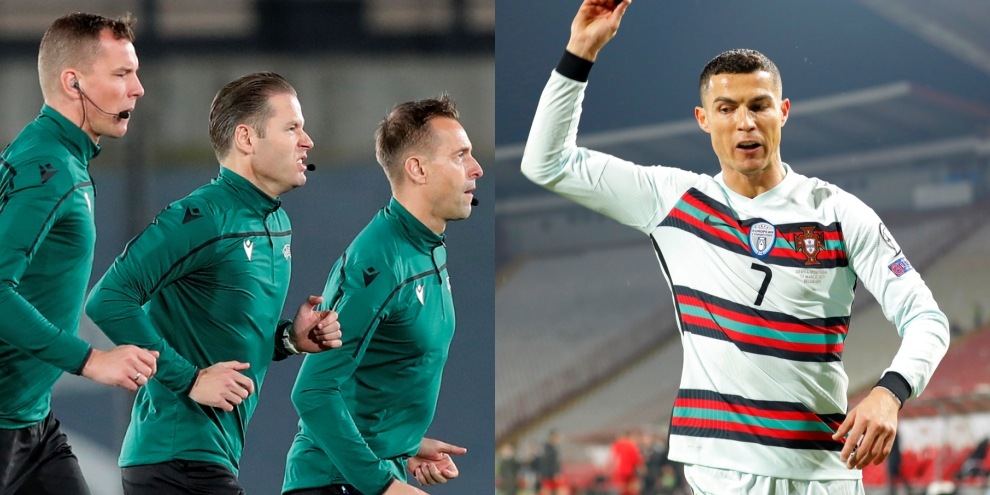 Cristiano Ronaldo, il gol fantasma del Portogallo costa il posto al guardalinee