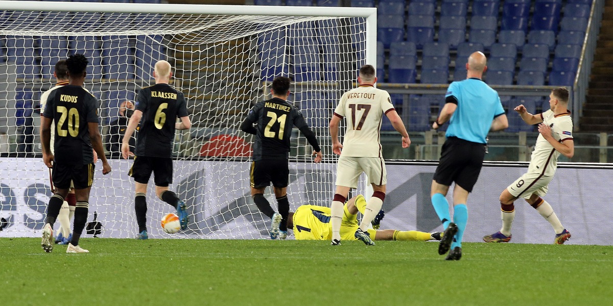 Roma-Ajax 1-1, il tabellino
