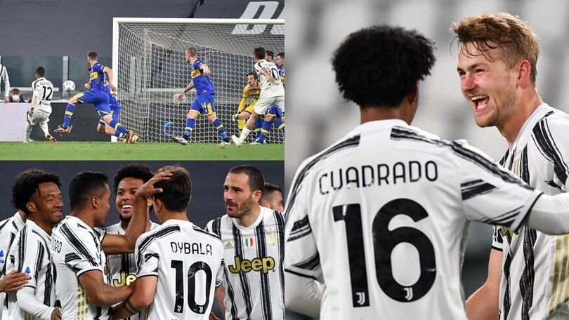 Doppietta show di Alex Sandro e De Ligt: la Juve rimonta il Parma