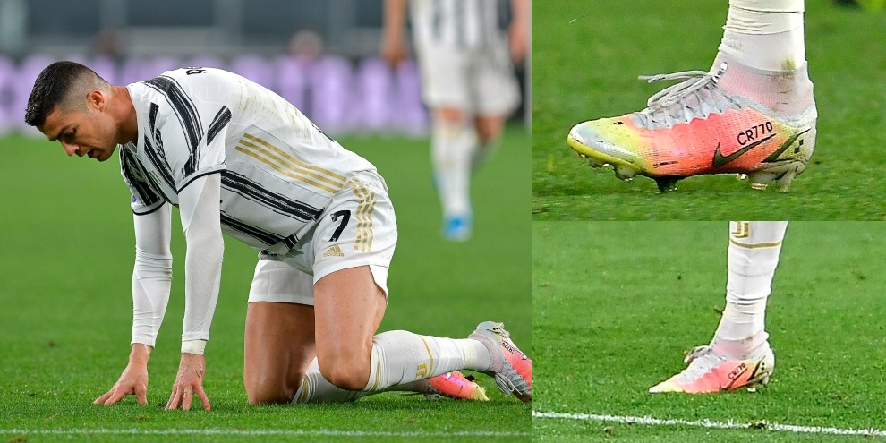 Ronaldo, scarpini su misura per festeggiare i 770 gol in carriera!