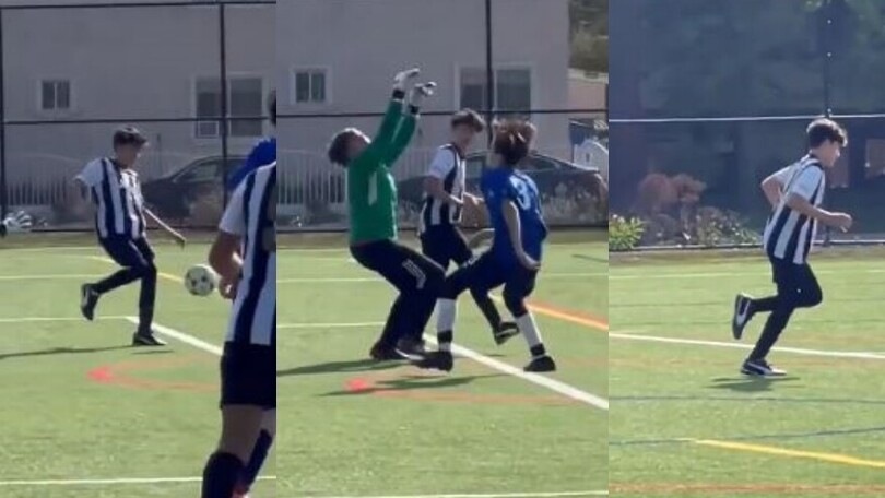 Piccoli Del Piero crescono: gol e magie in campo sulle orme di papà!