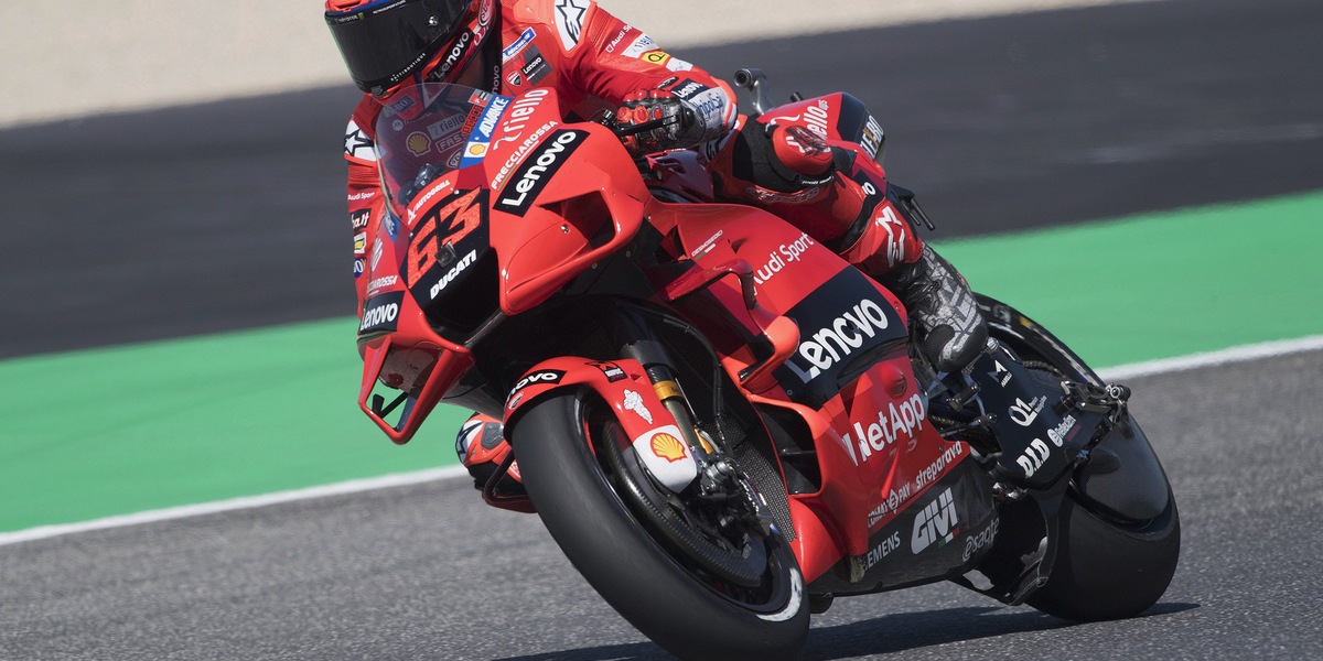 MotoGp, Gp Italia: Bagnaia comanda le FP3, Rossi ancora lontano