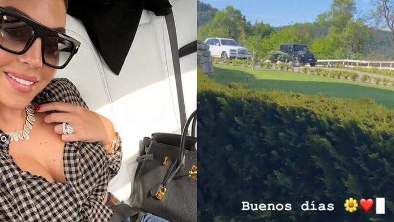 Georgina Rodriguez e il buongiorno da Jaca