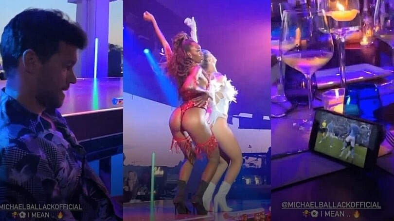 Ballack e la finale di Champions nel night club: niente lo distrae!
