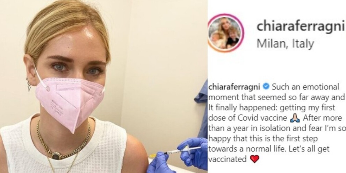 Chiara Ferragni si vaccina, Georgina mette il like