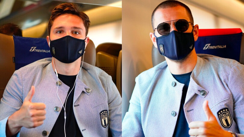 Italia, viaggio in treno per Roma: Chiesa e Bonucci sono carichi