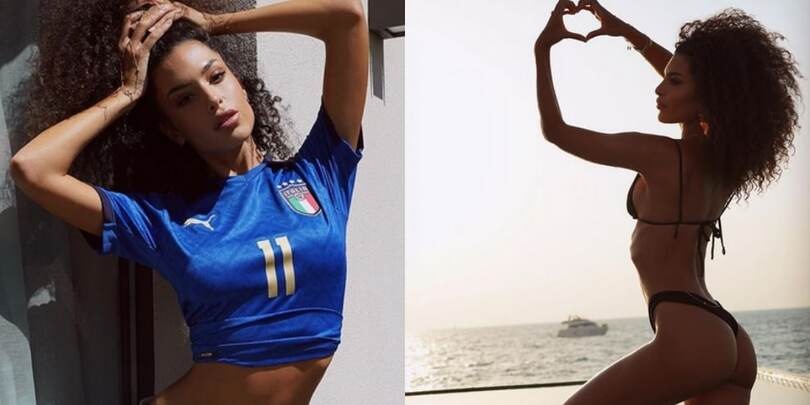 Euro 2020 Italia, lady Verratti si scalda: "Pronti?". Ma perché l'11?