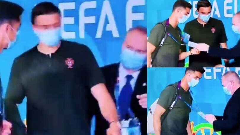 Ronaldo e il funzionario Uefa, da non credere VIDEO