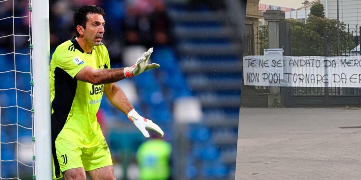 Buffon, lo striscione dei Boys del Parma: "Mercenario"