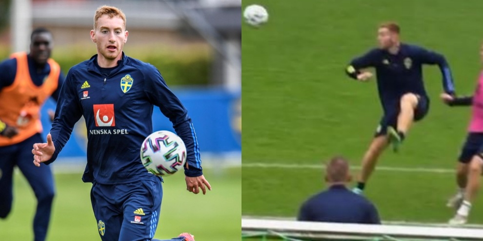 Kulusevski è già carico: super gol in allenamento con la Svezia