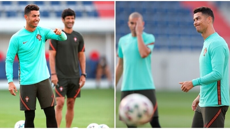 Ronaldo, sorrisi e grinta in vista della Francia
