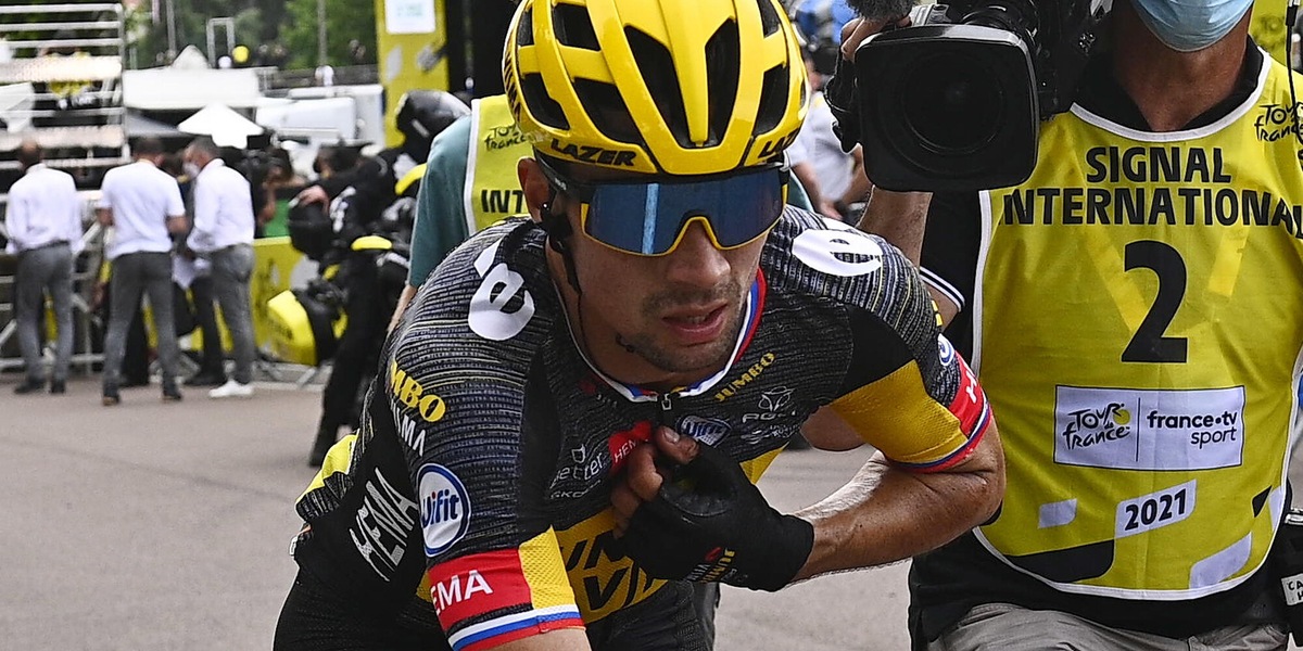 Tour de France 2021, Roglic lascia la corsa
