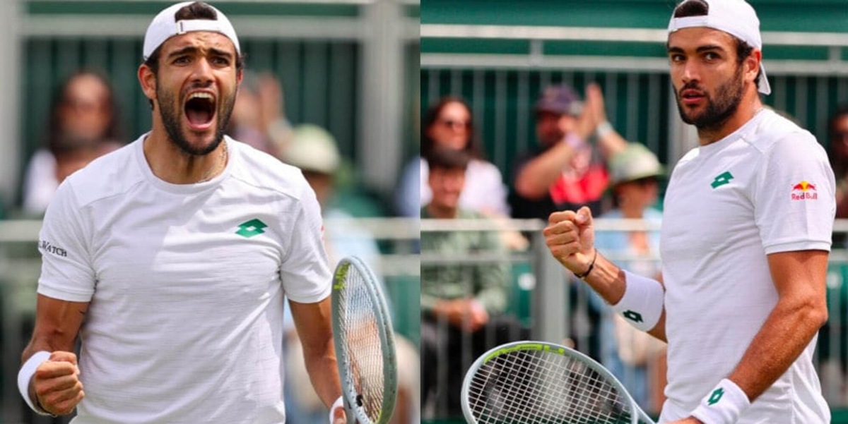 Berrettini, super esultanza dopo il successo contro Ivashka