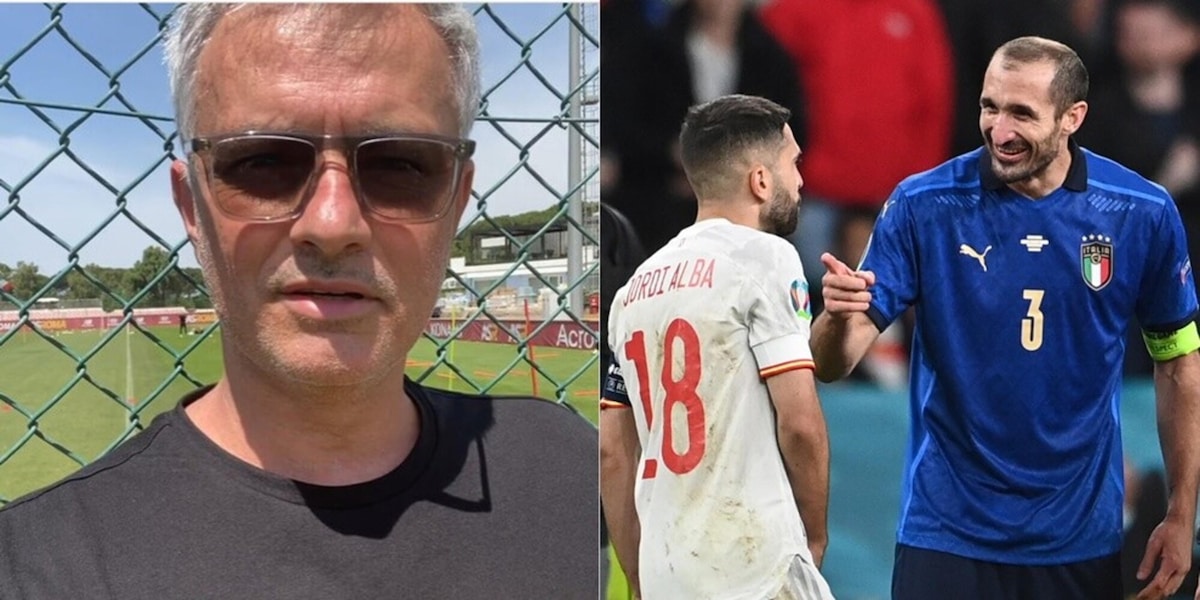 Italia-Spagna, Mourinho: "Chiellini rideva? Non tirava il rigore"