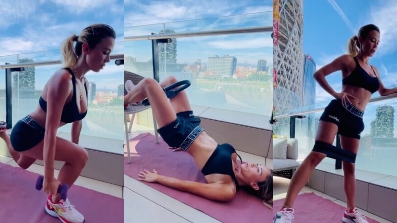 Diletta Leotta, allenamento super esplosivo