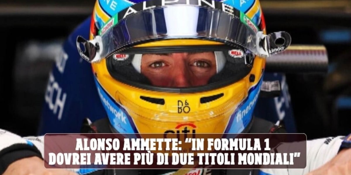 Alonso e la tanta fame di vittoria in F1: “Ingiusto che abbia vinto solo due Mondiali"