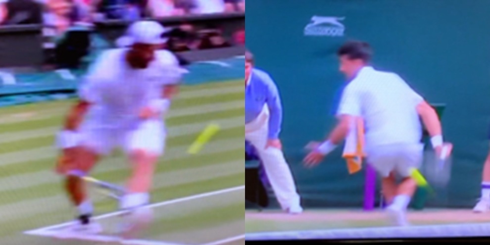 Djokovic-Berrettini, punto spettacolare del tennista romano