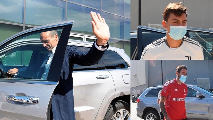 Juve, parte l'Allegri-bis: primo giorno di raduno