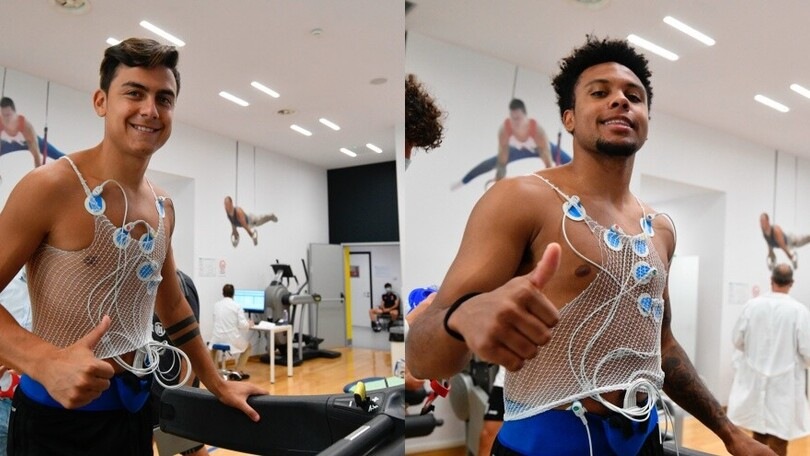 Juve, si riparte: Dybala e McKennie si sottopongono ai test medici