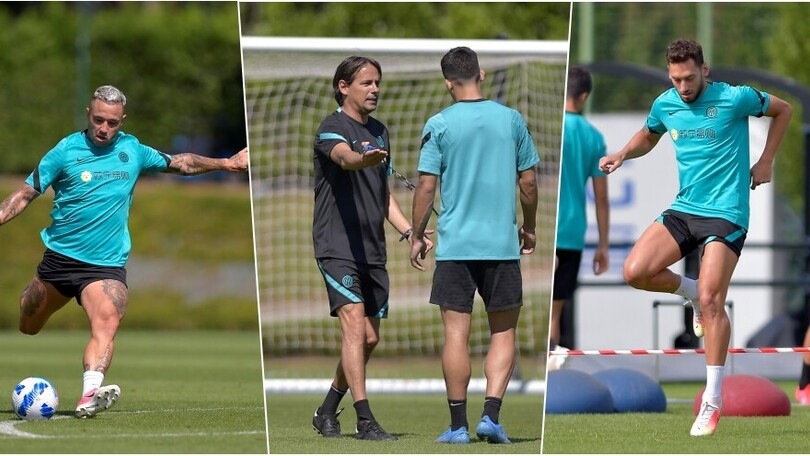 L'Inter di Inzaghi in campo: Calhanoglu verso il debutto in nerazzurro