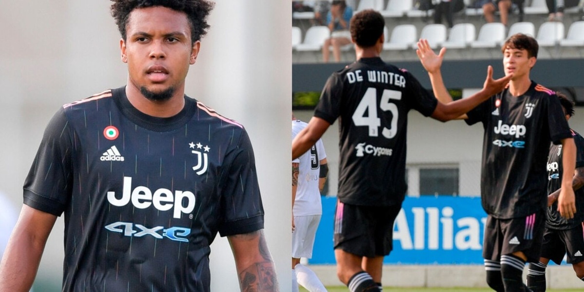 Juve, il debutto della nuova maglia da trasferta!