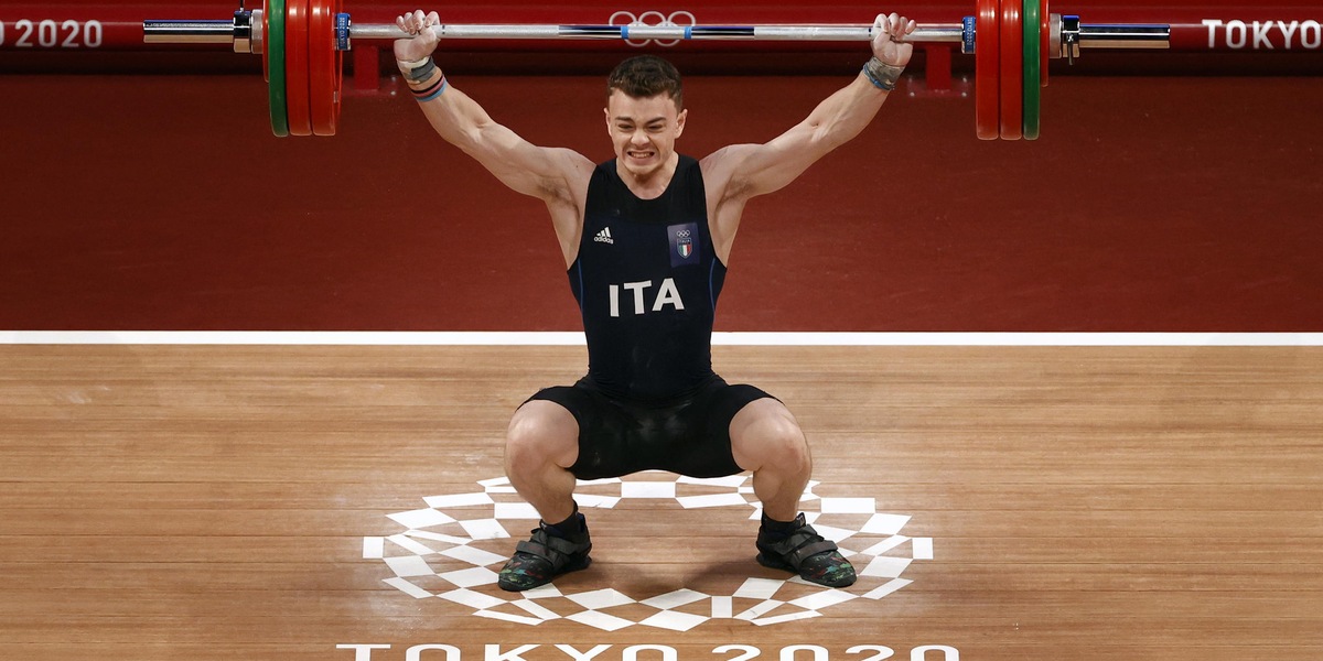 Tokyo 2020, Zanni medaglia di bronzo nel sollevamento pesi
