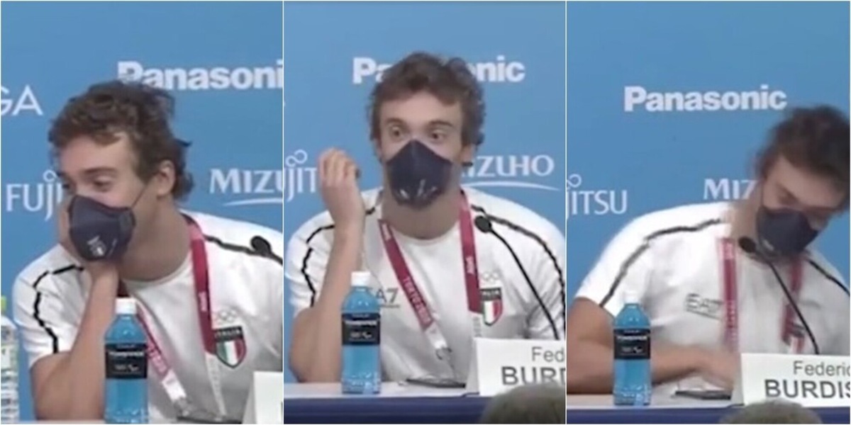 Tokyo 2020, Burdisso imita Cristiano Ronaldo: "Via la Coca Cola, fa male!"