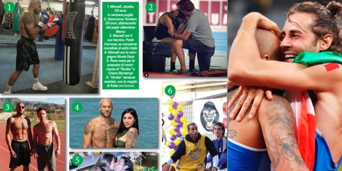 I segreti di Tamberi e Jacobs: tra boxe, basket e amori