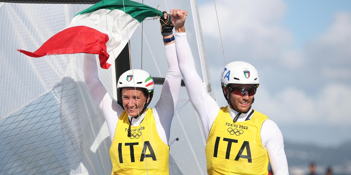 Tokyo 2020, fantastico oro italiano di Tita e Banti nella vela
