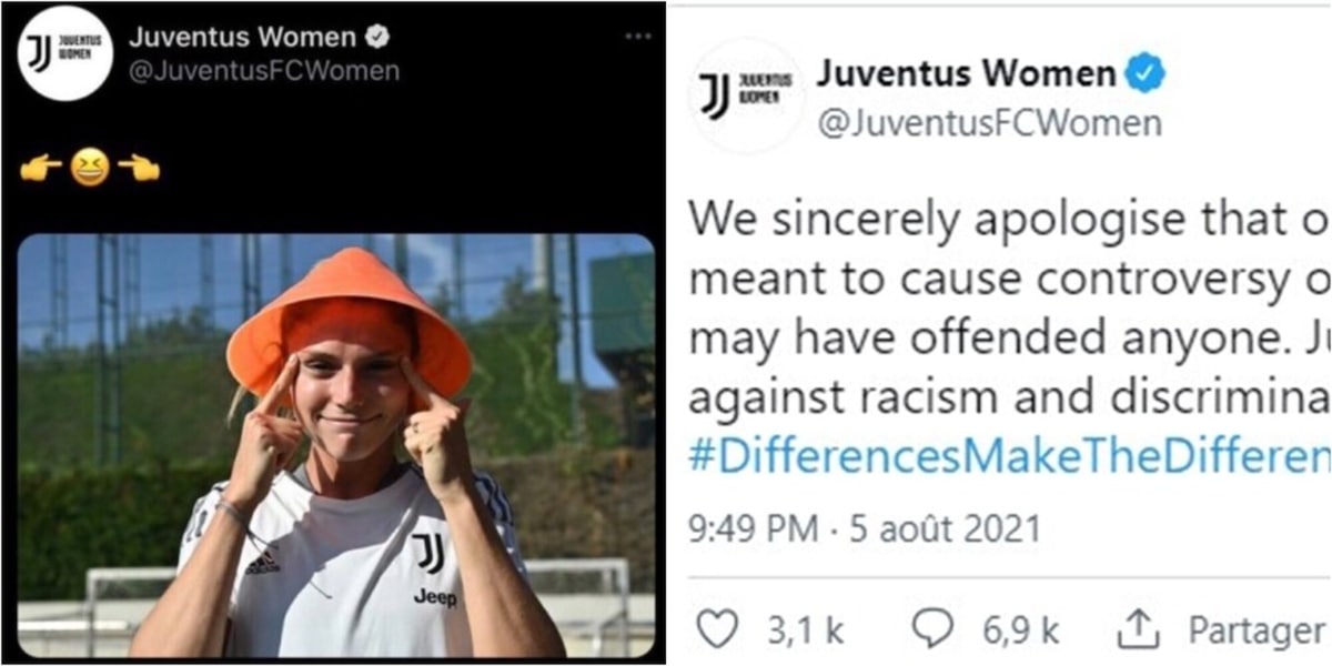 Juventus femminile, polemica social: scusa del club per un post razzista