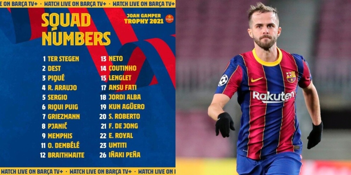 Barcellona, i convocati per la Juve: c'è Pjanic